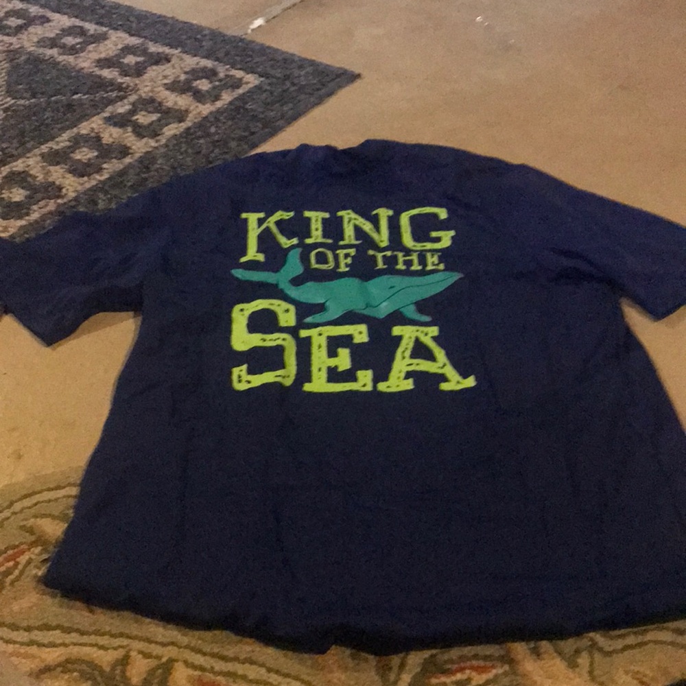 NWOT Lands End boys rash guard T-shirt size extra large